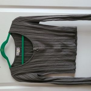 Pink Republic Olive green long sleeve top Small